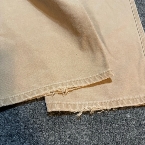 Vintage Tan Carhartt Carpenter Baggy Pants Dungaree Workwear 34x29 - Picture 7 of 7